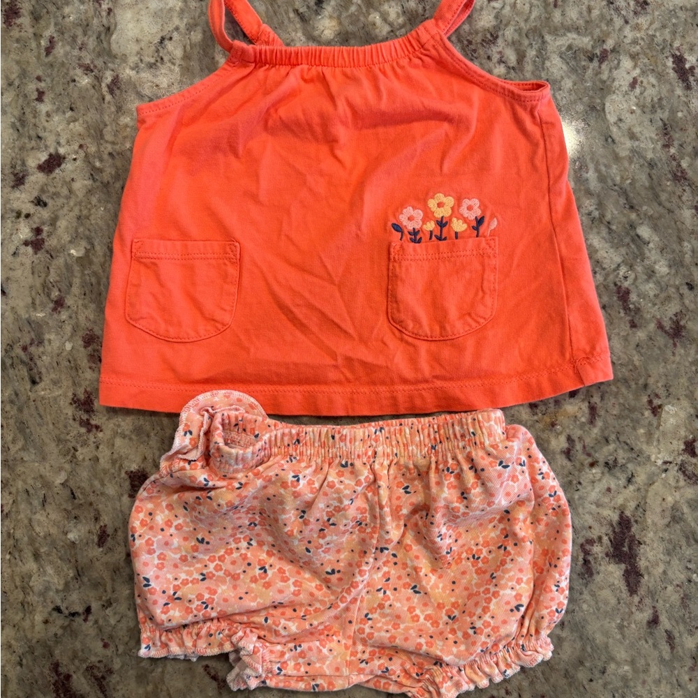 Carter's Vibrant Orange Baby Top